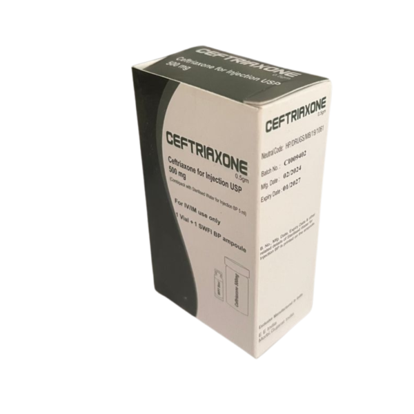 Ceftriaxone 500 mg Injection