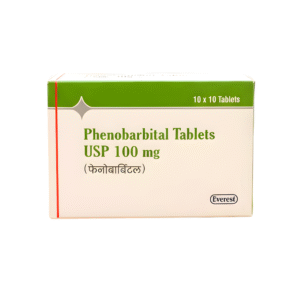 Phenobarbital Tablets USP 100 mg – 10×10 Tablets (Everest)