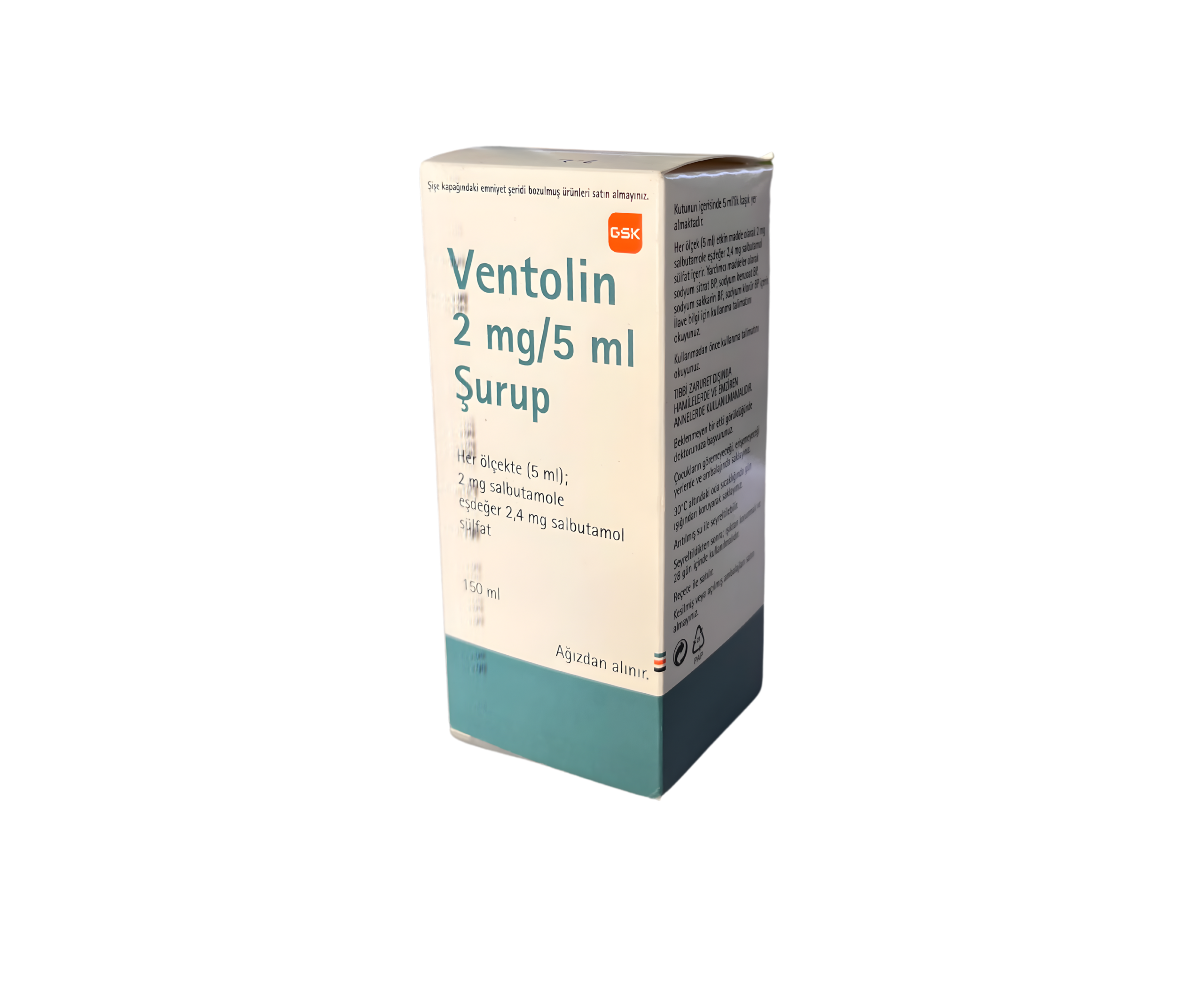 Ventolin Syrup 2mg/5ml