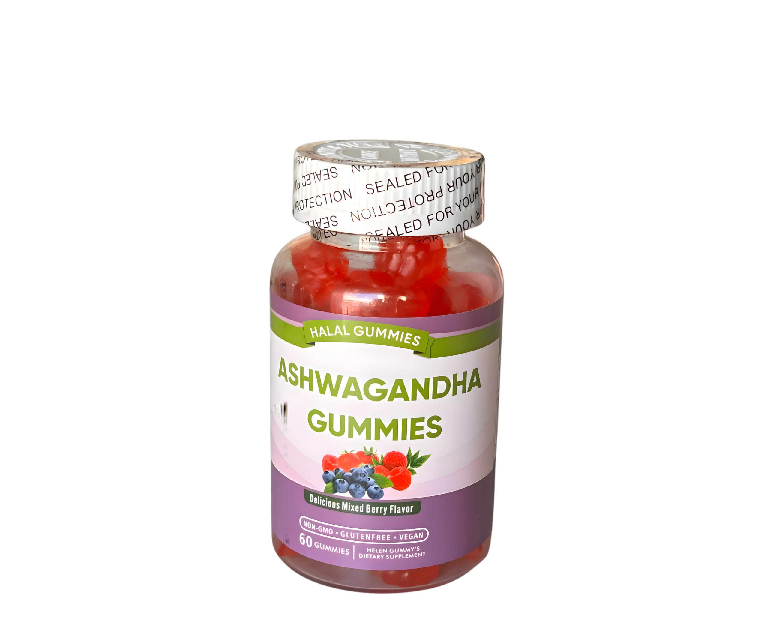 Ashwagandha Gummies – Halal | Mixed Berry Flavor