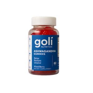 Goli Nutrition Ashwagandha Gummies – Relax, Restore & Unwind – Mixed Berry
