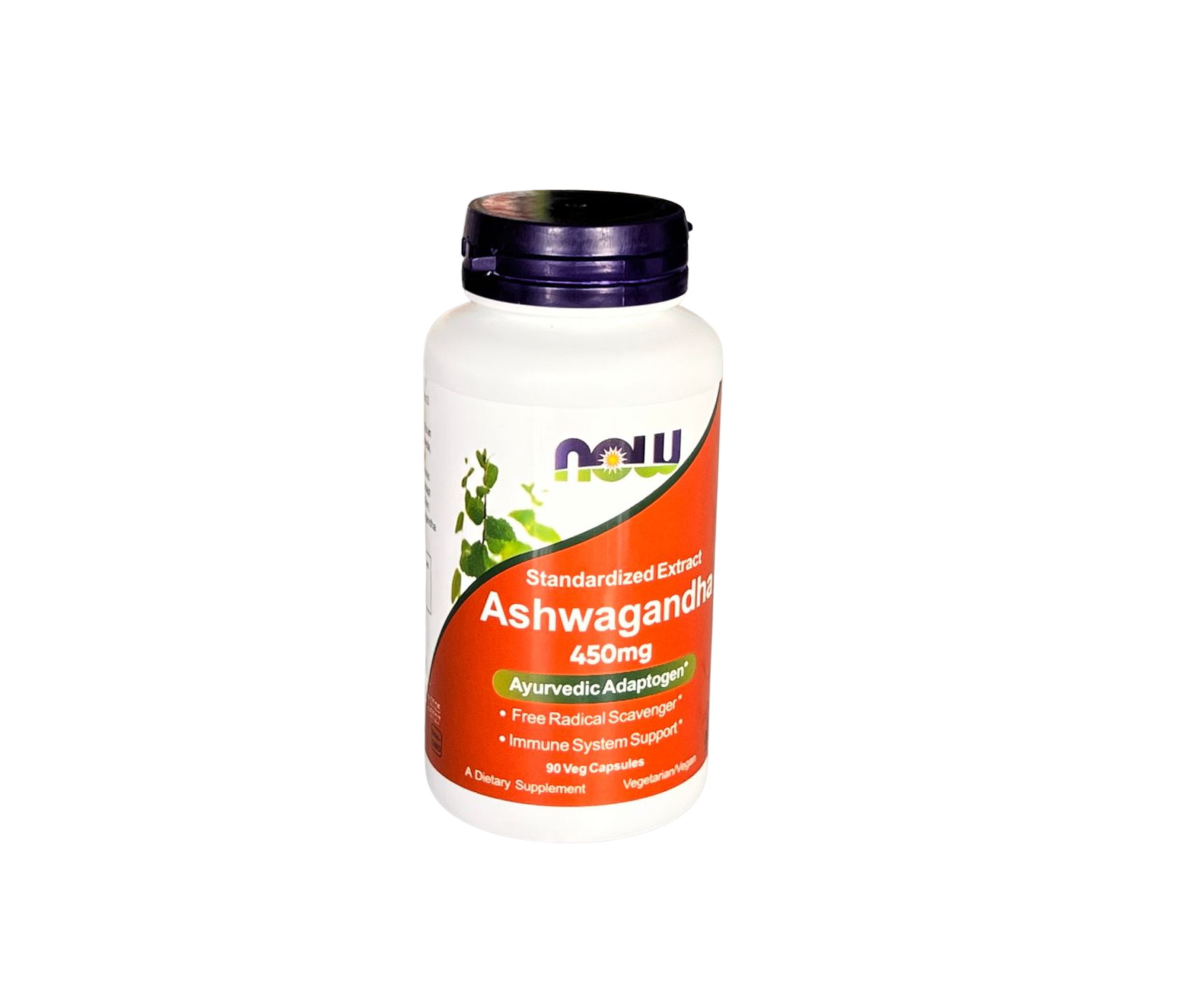 NOW Ashwagandha 450 mg – Standardized Extract – Ayurvedic Adaptogen (90 Vegetarian Capsules)