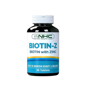 NHC BIOTIN-Z – Biotin with Zinc – 30 Tablets
