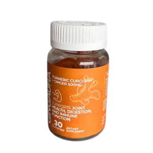 Genpang Turmeric Curcumin + Ginger 500mg – 30 Gummies