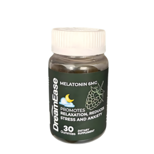 DreamEase Melatonin 6mg – 30 Gummies