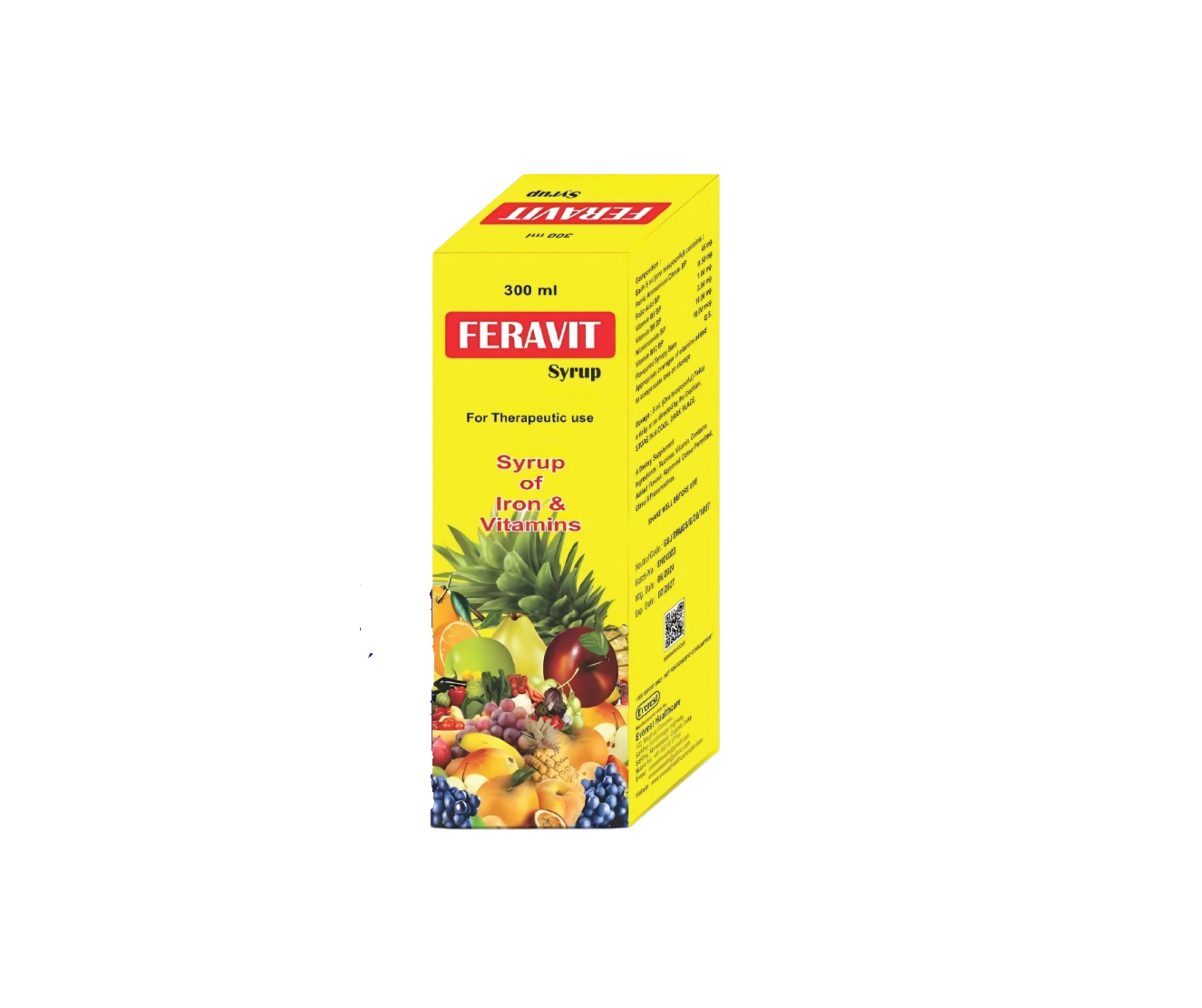 Feravit Syrup 300ml – Iron & Vitamins