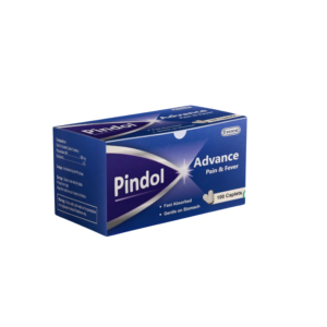 Pindol Advance Pain & Fever Relief – 100 Caplets