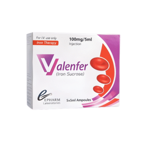 Valenfer (Iron Sucrose) Injection 100 mg/5 ml – 5×5 ml Ampoules