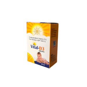 Vital-D3 Drops – Cholecalciferol (Vitamin D3) Oral Solution 1000 IU