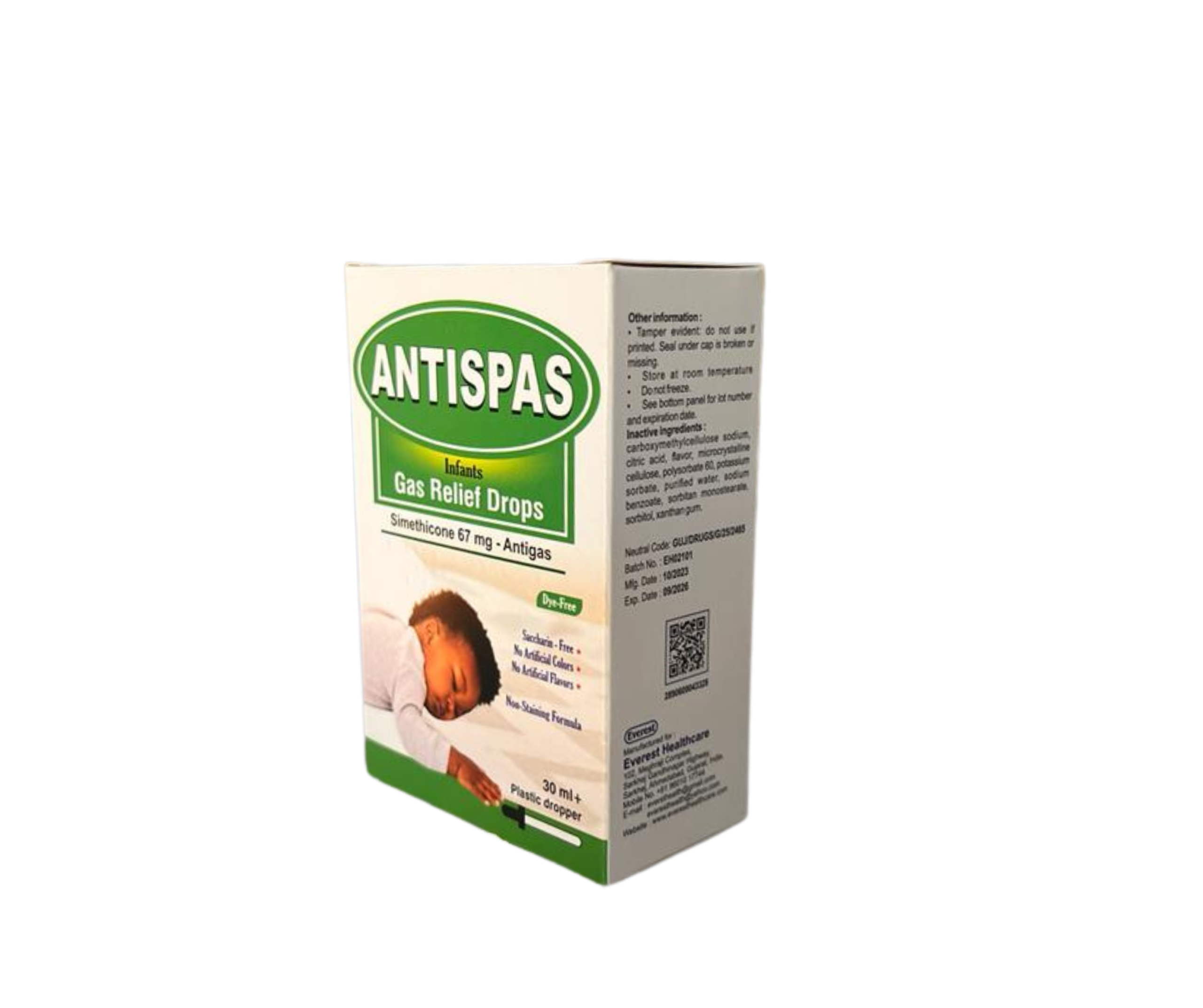 ANTISPAS Infant Gas Relief Drops (Simethicone 67 mg)