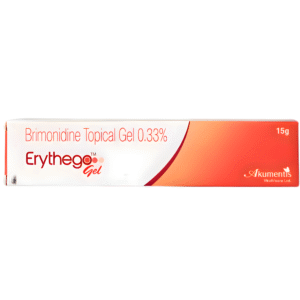 Erythego Gel – Brimonidine Topical Gel 0.33% (15 g)