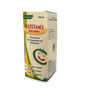 Supertamol Suspension – Paracetamol Oral Suspension BP (250 mg/5 ml)