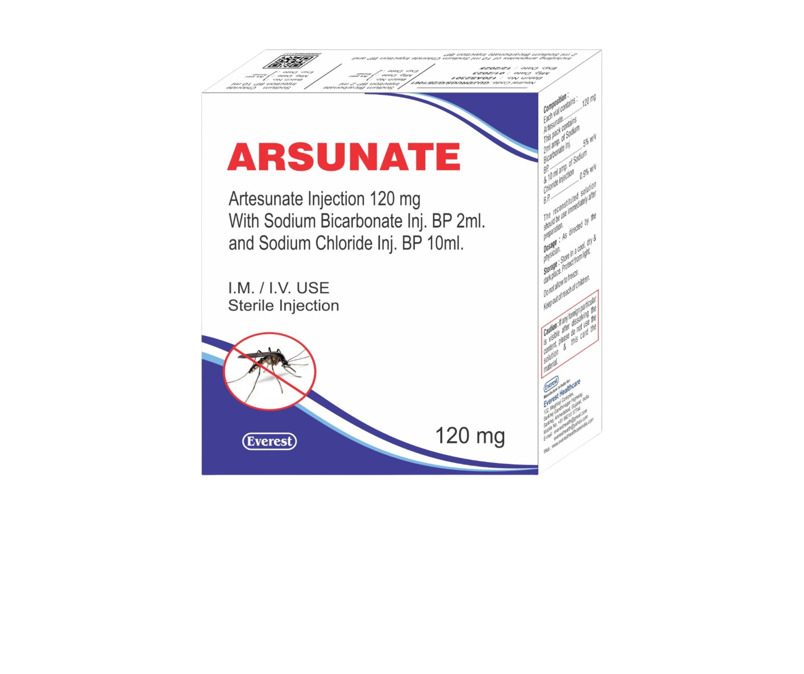 Arsunate Injection 120 mg